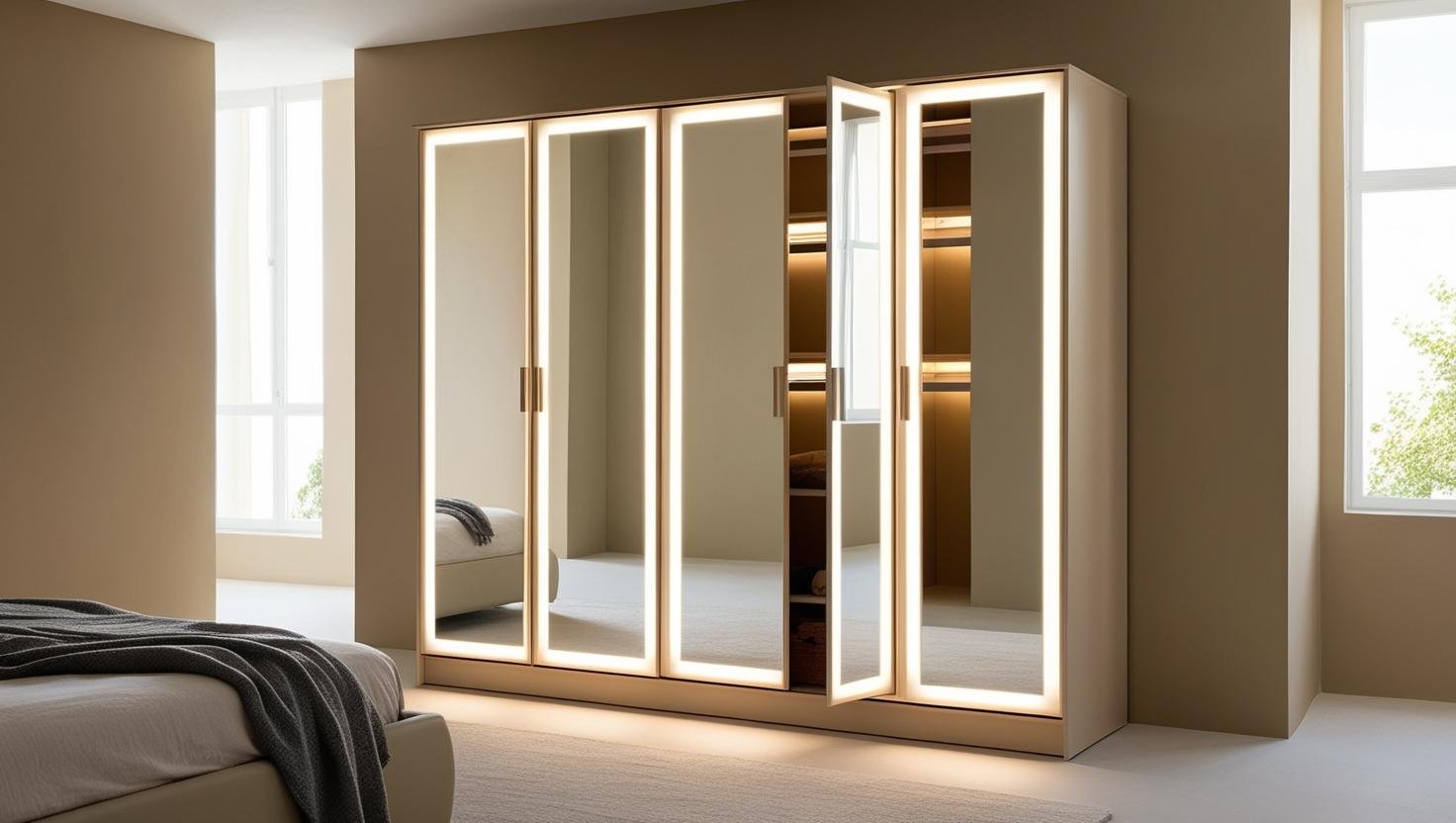 Porta de Led Amarelo